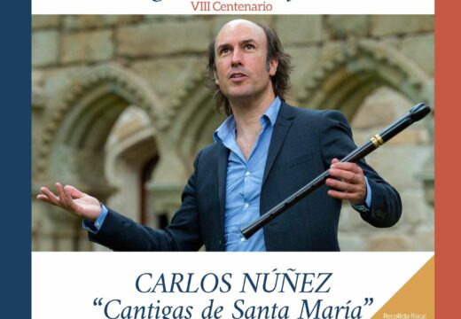 Ortigueira agarda con ansia o concerto de Carlos Núñez do próximo venres